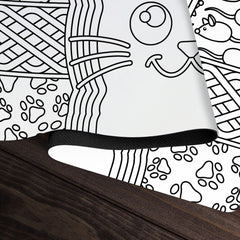 Colorbook Retro Purr Playmat