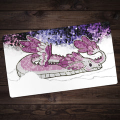 Cute Stained Glass Dragon Playmat