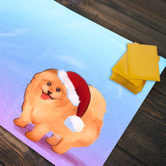 Holiday Poms Playmat