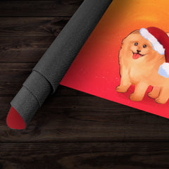 Holiday Poms Playmat