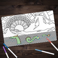 Sunset On The Pacific Playmat