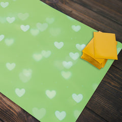 Green Hearts Playmat