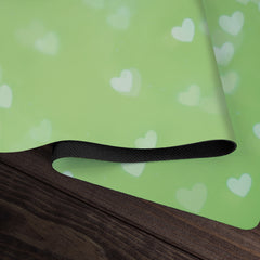 Green Hearts Playmat
