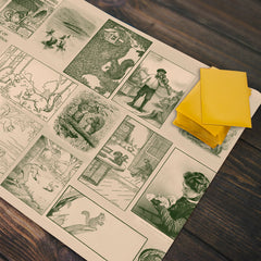 Vintage Squirrels Playmat