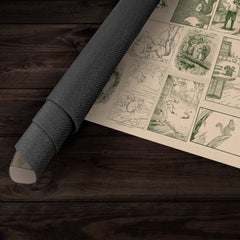 Vintage Squirrels Playmat