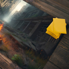 Abandoned Fire Playmat