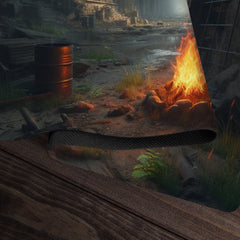 Abandoned Fire Playmat