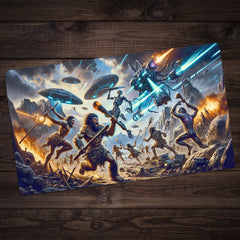 Aliens vs. Cavemen Playmat