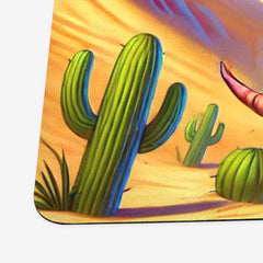 Armoredilla Fights Dragon Playmat