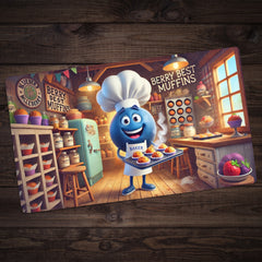 Blueberry Baker Playmat