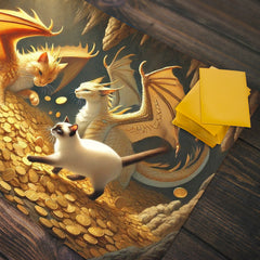 Cat Dragon Lounge Playmat