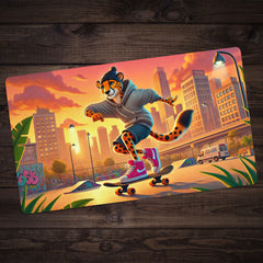 Cheetah Skateboard Playmat