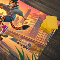 Cheetah Skateboard Playmat