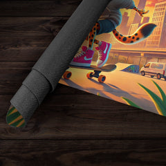 Cheetah Skateboard Playmat