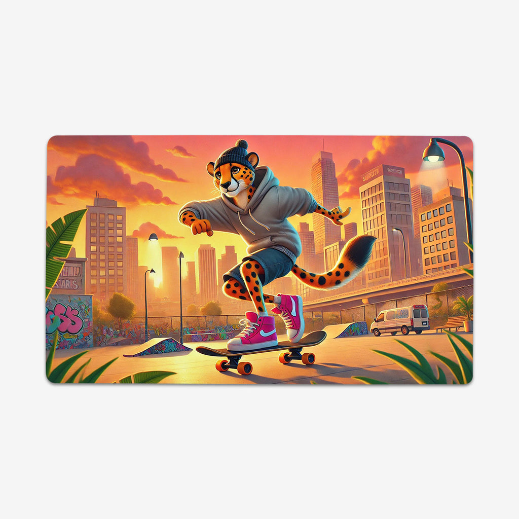 Cheetah Skateboard Playmat