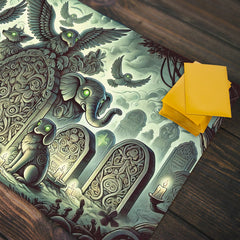 Eerie Animal Graveyard Playmat