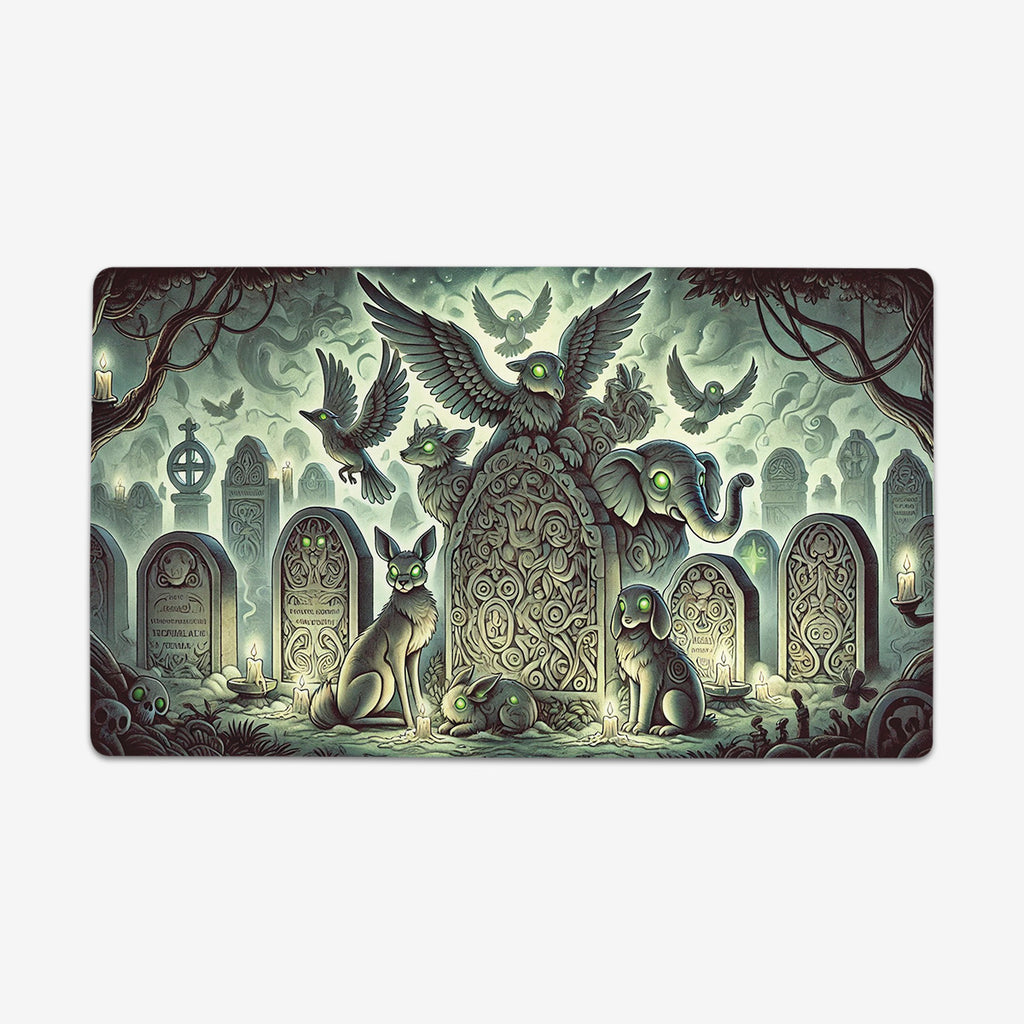 Eerie Animal Graveyard Playmat