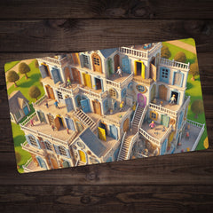 House With Doors Playmat