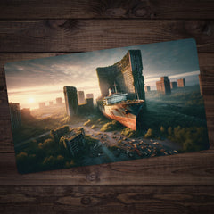 Ship In The City Playmat