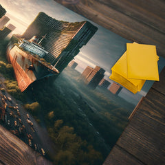 Ship In The City Playmat