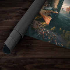 Ship In The City Playmat