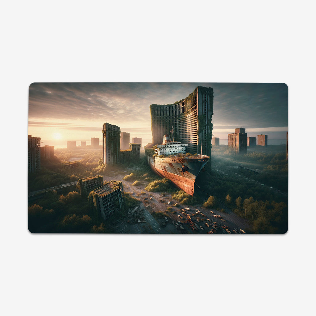 Ship In The City Playmat