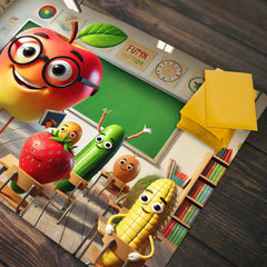 Teacher Apple Playmat