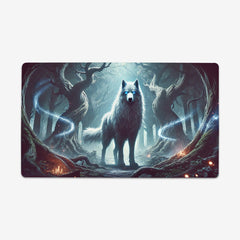 Wolf At Night Playmat