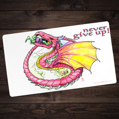 Never Give Up Dragon Playmat
