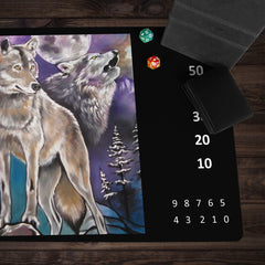 Wolf Lifecounter Playmat