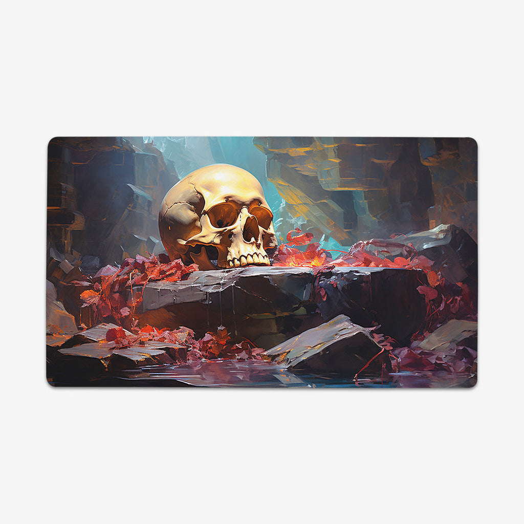 Cave Skull Thin Desk Mat