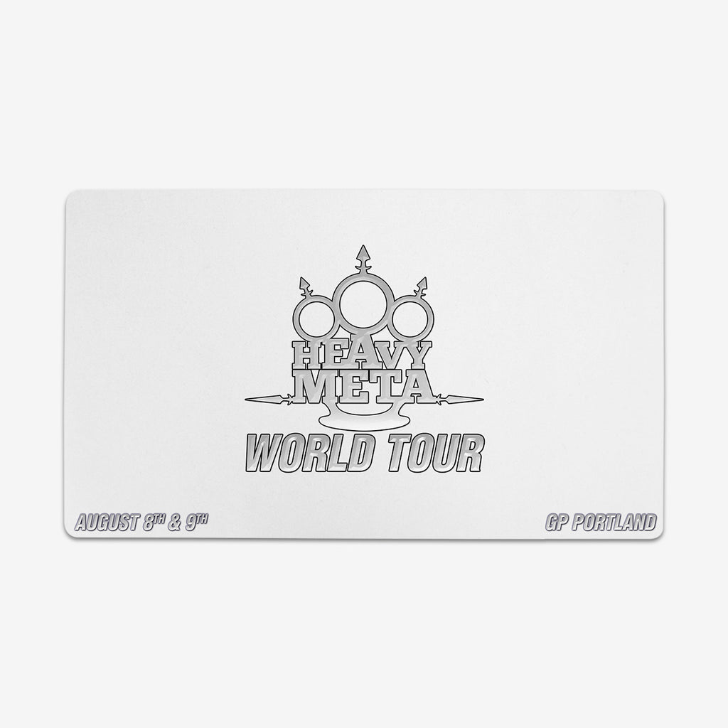HeavyMeta Clean White Playmat