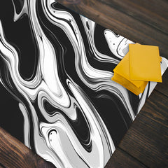 Black and White Flow Playmat