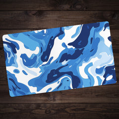 Blue and White Flow Playmat