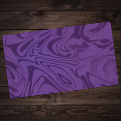 Purple Liquid Flow Playmat
