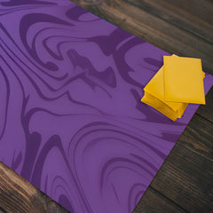 Purple Liquid Flow Playmat