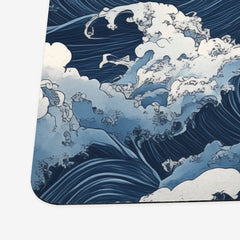 Turbulent Blue Waves Playmat