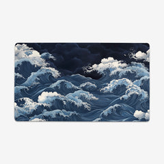 Turbulent Blue Waves Playmat