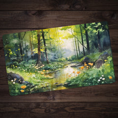 Poppies By The Stream Playmat