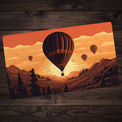Sunsets and Hot Air Balloons Playmat