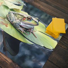 Toad on a Lily Pad Playmat