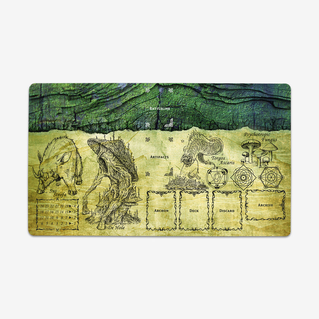 Forest Witch's Notebook Playmat