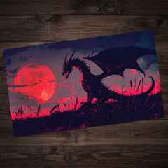 Midnight Red Dragon Playmat