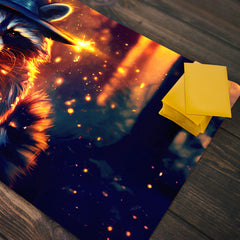 Raccoon Mage Playmat