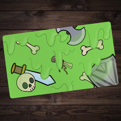 Slimy Remains and Weapons Playmat