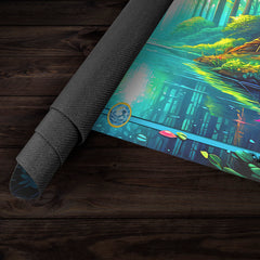 Blue River Landscape Playmat