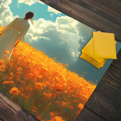 Calm Flowers Playmat