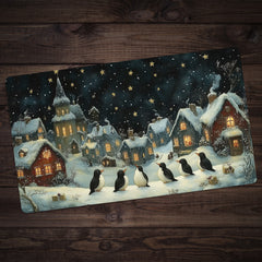 Festive Penguins Playmat