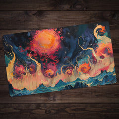 Fiery Planet Playmat