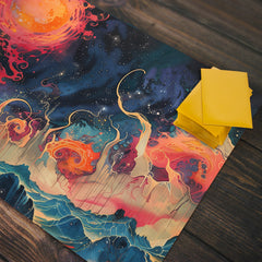 Fiery Planet Playmat